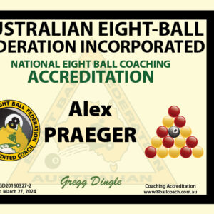 AEBF Coaching Certificate Alex PRAEGER